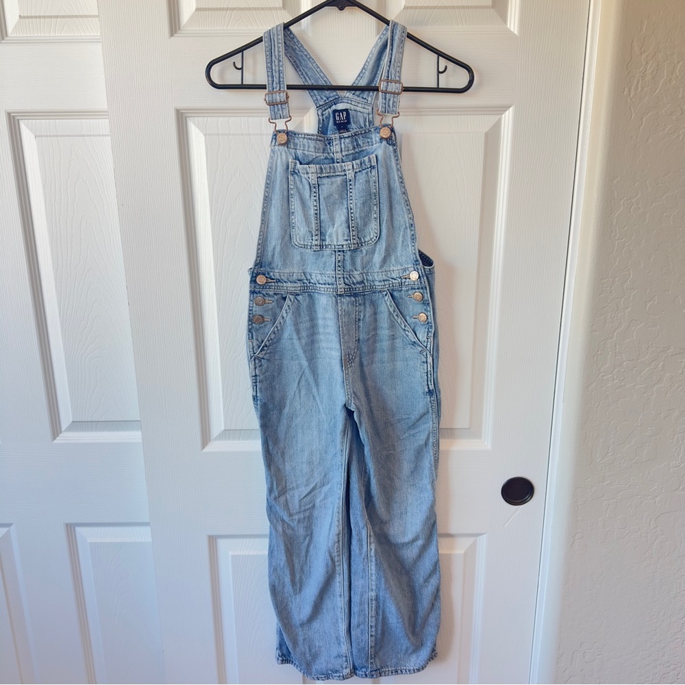 GAP Denim Light Blue Overalls, Girls L